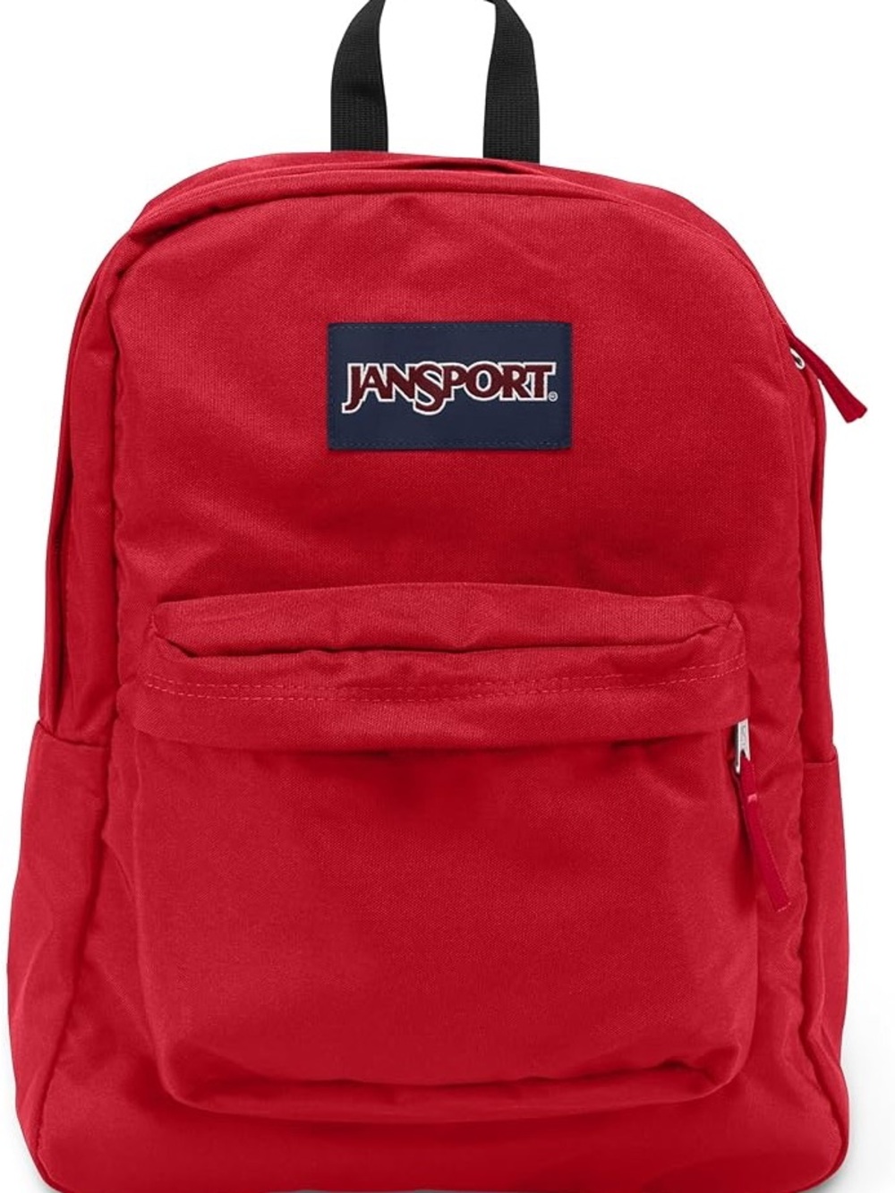 Jansport Red Classic Backpack with Front Zip Pocket
